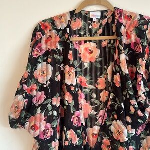 Large Shirley Lularoe kimono/duster/swimsuit cover up